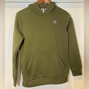 Adidas Original Olive Green Pullover Hoodie